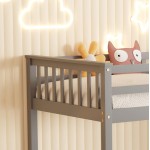 ΚΟΥΚΕΤΑ ΠΑΙΔΙΚΗ ΜΕ 2 ΣΤΡΩΜΑΤΑ LANTAI HM21307 02 ΞΥΛΟ ΠΕΥΚΟΥ ΓΚΡΙ--ΣΤΡΩΜΑΤΑ 90x190εκ c507010