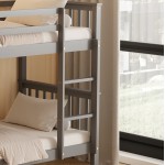 ΚΟΥΚΕΤΑ ΠΑΙΔΙΚΗ ΜΕ 2 ΣΤΡΩΜΑΤΑ LANTAI HM21307 02 ΞΥΛΟ ΠΕΥΚΟΥ ΓΚΡΙ--ΣΤΡΩΜΑΤΑ 90x190εκ c507010