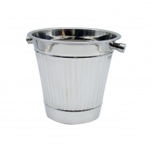 Σαμπανιέρα Inox 18 10 φ21 5xΥ21cm σειρά Vertical Lines The Bars c507046