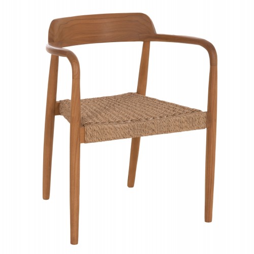 ΠΟΛΥΘΡΟΝΑ ΤΡΑΠΕΖΑΡΙΑΣ ROBBY HM18350 ΞΥΛΟ TEAK ΣΧΟΙΝΙ VIRO ΦΥΣΙΚΟ 55x50x71Υεκ c510867