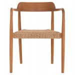 ΠΟΛΥΘΡΟΝΑ ΤΡΑΠΕΖΑΡΙΑΣ ROBBY HM18350 ΞΥΛΟ TEAK ΣΧΟΙΝΙ VIRO ΦΥΣΙΚΟ 55x50x71Υεκ c510867