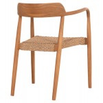 ΠΟΛΥΘΡΟΝΑ ΤΡΑΠΕΖΑΡΙΑΣ ROBBY HM18350 ΞΥΛΟ TEAK ΣΧΟΙΝΙ VIRO ΦΥΣΙΚΟ 55x50x71Υεκ c510867