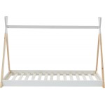 ΚΡΕΒΑΤΙ ΠΑΙΔΙΚΟ ΜΕ ΣΤΡΩΜΑ MUNK HM21308 ΞΥΛΟ ΠΕΥΚΟΥ ΦΥΣΙΚΟ-ΛΕΥΚΟ--ΣΤΡΩΜΑ 90x190εκ c510868