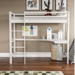 ΚΟΥΚΕΤΑ ΠΑΙΔΙΚΗ ΜΕ ΓΡΑΦΕΙΟ AKRON HM21311 01 ΞΥΛΟ ΠΕΥΚΟΥ ΛΕΥΚΟ--ME ΣΤΡΩΜΑ 90x190εκ c510874