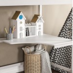 ΚΟΥΚΕΤΑ ΠΑΙΔΙΚΗ ΜΕ ΓΡΑΦΕΙΟ AKRON HM21311 01 ΞΥΛΟ ΠΕΥΚΟΥ ΛΕΥΚΟ--ME ΣΤΡΩΜΑ 90x190εκ c510874