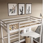 ΚΟΥΚΕΤΑ ΠΑΙΔΙΚΗ ΜΕ ΓΡΑΦΕΙΟ AKRON HM21311 01 ΞΥΛΟ ΠΕΥΚΟΥ ΛΕΥΚΟ--ME ΣΤΡΩΜΑ 90x190εκ c510874