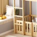 ΚΟΥΚΕΤΑ ΠΑΙΔΙΚΗ ΜΕ ΠΑΡΚΑΚΙ PLAYKID HM21312 ΞΥΛΟ ΠΕΥΚΟΥ ΦΥΣΙΚΟ--ME ΣΤΡΩΜΑ 90x190εκ c510875