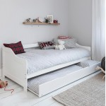 ΚΡΕΒΑΤΙ ΚΑΝΑΠΕΣ ΜΕ ΣΥΡΟΜΕΝΟ TRADDY HM21313 ΞΥΛΟ ΠΕΥΚΟΥ ΛΕΥΚΟ--ΜΕ 2 ΣΤΡΩΜΑΤΑ 90x190εκ c510877