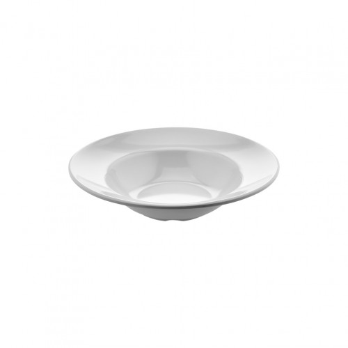 Πιάτο μελαμίνης βαθύ Pasta Λευκό 500ml φ26xΥ5 5cm 350gr Σετ 6 c510885
