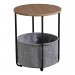 Βοηθητικό τραπέζι Fredami pakoworld sonoma Φ40x50εκ c514700