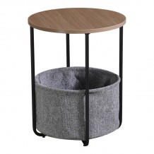 Βοηθητικό τραπέζι Fredami pakoworld sonoma Φ40x50εκ c514700