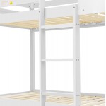 ΚΟΥΚΕΤΑ ΠΑΙΔΙΚΗ ΜΕ 2 ΣΤΡΩΜΑΤΑ HOOD HM21314 01 ΞΥΛΟ ΠΕΥΚΟΥ ΛΕΥΚΟ--ΣΤΡΩΜΑΤΑ 90x190εκ c514707