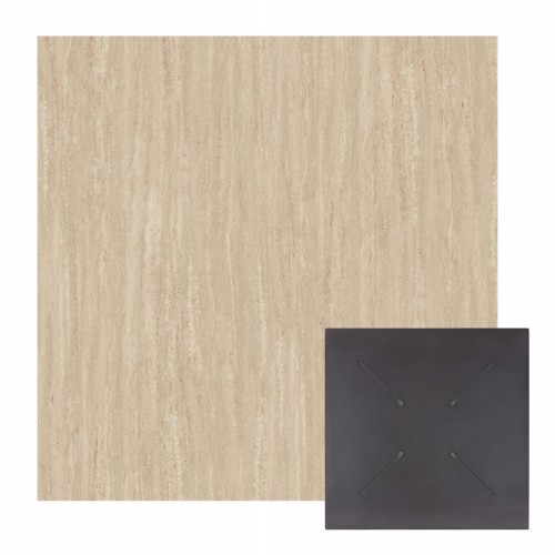 ΕΠΙΦΑΝΕΙΑ ΤΡΑΠΕΖΙΟΥ HPL ΤΕΤΡΑΓΩΝΗ HM5838 35 TRAVERTINE 70x70εκ c518585