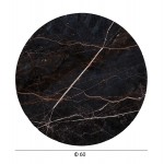 ΕΠΙΦΑΝΕΙΑ ΤΡΑΠΕΖΙΟΥ HPL ΣΤΡΟΓΓΥΛΗ HM5841 34 BLACK MARBLE Φ60εκ c518595
