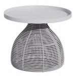 ΒΟΗΘΗΤΙΚΟ ΤΡΑΠΕΖΑΚΙ ΣΤΡΟΓΓΥΛΟ DRISCOLL HM6477 02 ΚΡΕΜ ΑΛΟΥΜΙΝΙΟ-ΑΝΟΙΧΤΟ ΓΚΡΙ ΣΧΟΙΝΙ Φ55x45Υ c526230