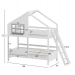 ΚΟΥΚΕΤΑ ΠΑΙΔΙΚΗ ΜΕ 2 ΣΤΡΩΜΑΤΑ COMBO HM21316 ΞΥΛΟ ΠΕΥΚΟΥ ΛΕΥΚΟ--ΣΤΡΩΜΑΤΑ 90x190εκ c526231
