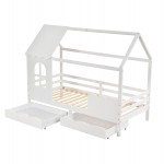 ΚΡΕΒΑΤΙ ΠΑΙΔΙΚΟ ΜΕ ΣΤΡΩΜΑ DOMER HM21319 ΞΥΛΟ ΠΕΥΚΟΥ ΣΕ ΛΕΥΚΟ--ΣΤΡΩΜΑ 90x190εκ c526233