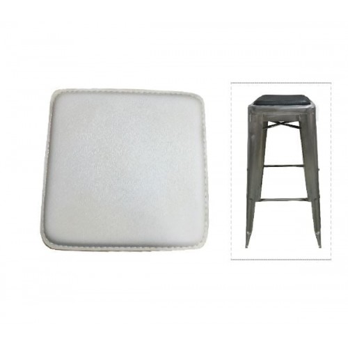 Intra Κάθισμα για Σκαμπό Pvc Άσπρο Μαγνητικό c530039