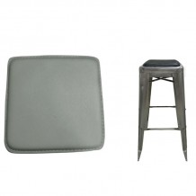 Intra Κάθισμα για Σκαμπό Pvc Γκρι Μαγνητικό c530043