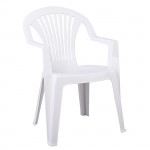 Lino Πολυθρόνα Τραπεζαρίας Κήπου Βεράντας Στοιβαζόμενη PP Απόχρωση Άσπρo c530062