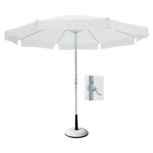 Umbrella Σκελετός Αλουμινίου Βαφή Άσπρο Ύφασμα Άσπρο c530074