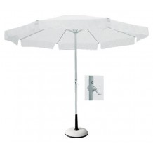 Ομπρέλα Αλουμινίου Σκελετός Άσπρο Ύφασμα Άσπρο c530075
