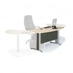 Staple Γραφείο Απόχρωση Dark Grey Beech c530107