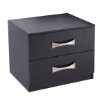 Vita Κομοδίνο με 2 Συρτάρια Απόχρωση Zebrano c530194