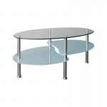 Cosi Τραπεζάκι Σαλονιού Καθιστικού Inox Γυαλί 8 5mm c530205
