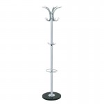 Jay Καλόγερος Περιστρεφόμενος Μέταλλο Βαφή Ασημί Βάση Μάρμαρο c530252