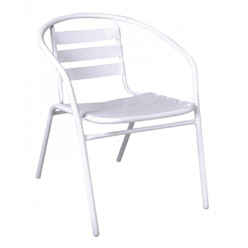 Fine Πολυθρόνα Μέταλλο Αλουμίνιο Βαφή Άσπρο c530313