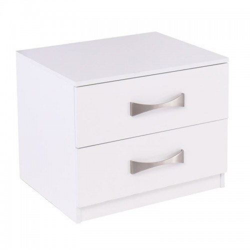 Vita Κομοδίνο με 2 Συρτάρια Απόχρωση Άσπρο c530316