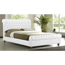 Armonia Κρεβάτι Διπλό για Στρώμα 160x200cm PU Άσπρο c530348