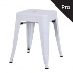 Intra Σκαμπό Pro Στοιβαζόμενο Μέταλλο Βαφή Άσπρο c530353