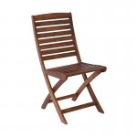 Posto Καρέκλα Πτυσσόμενη Ξύλο Acacia set 2τεμ c530394