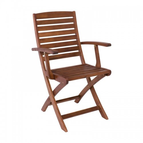 Posto Πολυθρόνα Πτυσσόμενη Ξύλο Acacia set 2τεμ c530395