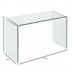 Vetro Κονσόλα Γραφείο Διάφανο Γυαλί 12mm c530415