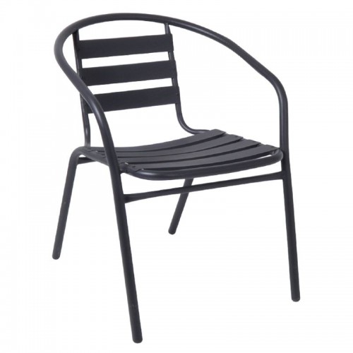 Fine Πολυθρόνα Μέταλλο Αλουμίνιο Βαφή Ανθρακί c530418