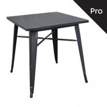 Intra Τραπέζι Dining Pro Μέταλλο Βαφή Antique Black c530431