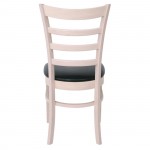Nato Καρέκλα White Wash Pu Μαύρο set 2τεμ c530475