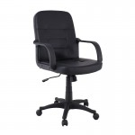 Πολυθρόνα Γραφείου PU Μαύρο c530498