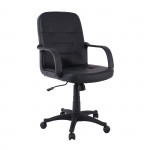 Πολυθρόνα Γραφείου PU Μαύρο c530498