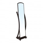 Rule Καθρέπτης Δαπέδου Ξύλο Απόχρωση Καρυδί c530511