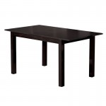 Mila Τραπέζι Τραπεζαρίας Κουζίνας Eπεκτεινόμενο Ξύλο Σκούρο Καρυδί c530515