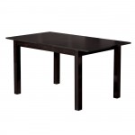 Mila Τραπέζι Τραπεζαρίας Κουζίνας Eπεκτεινόμενο Ξύλο Σκούρο Καρυδί c530515