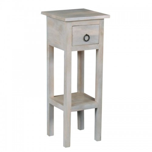 Casa CLASSIC Έπιπλο Stand Ξύλο Mango Antique Άσπρο c530563