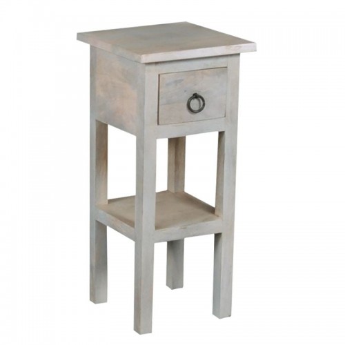 Casa Έπιπλο Stand Ξύλο Mango Antique Άσπρο c530564