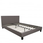 Dalton Κρεβάτι Διπλό για στρώμα 160x200cm PU Απόχρωση Cappuccino c530690