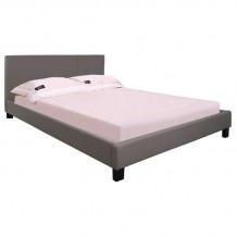 Dalton Κρεβάτι Διπλό για Στρώμα 150x200cm PU Απόχρωση Cappuccino c530691
