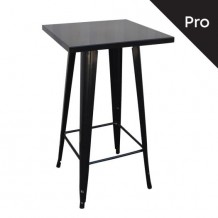 Intra Τραπέζι Bar Pro Μέταλλο Βαφή Antique Black c530769